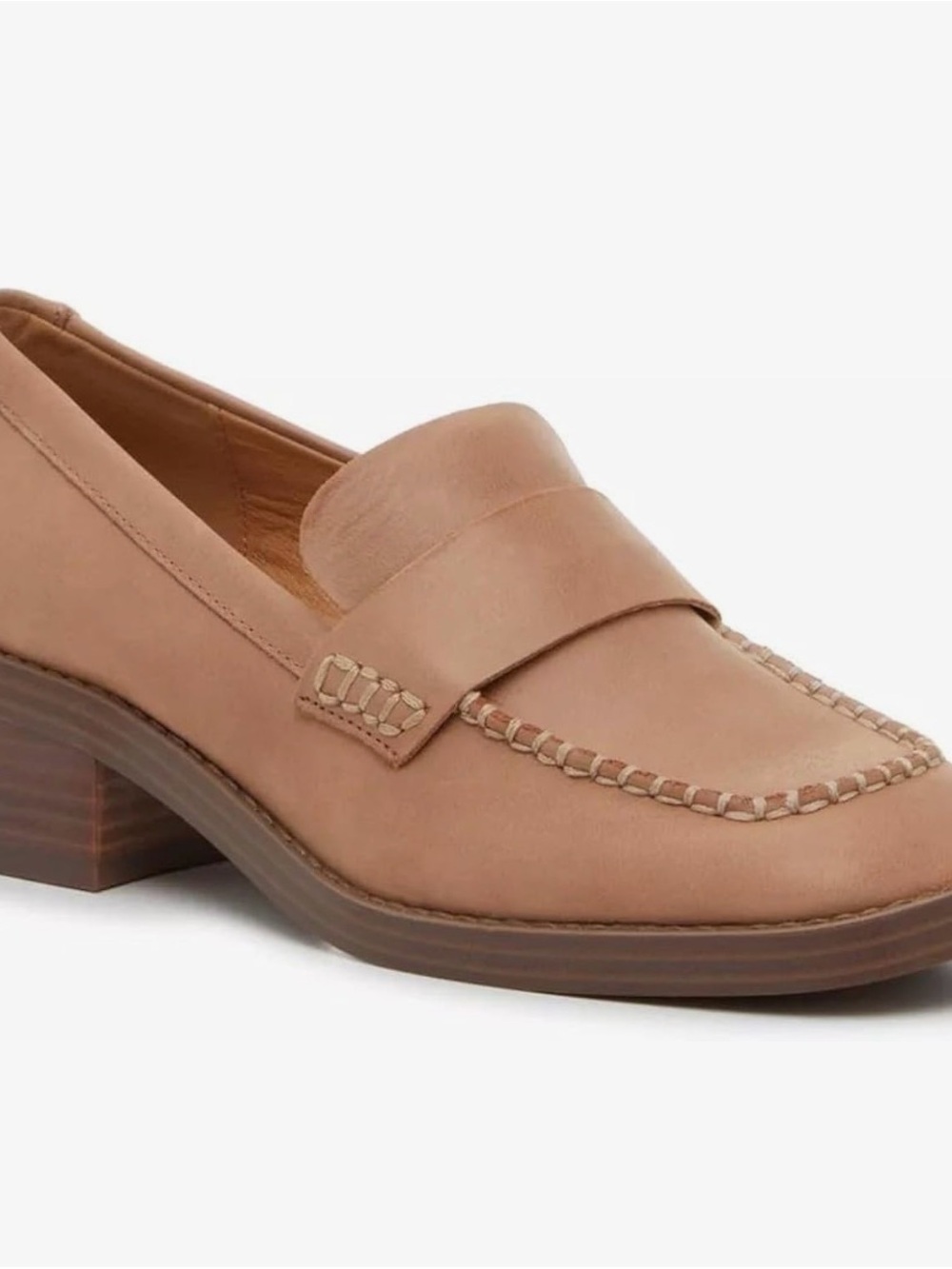 Crown Vintage Tan Leather Loafers